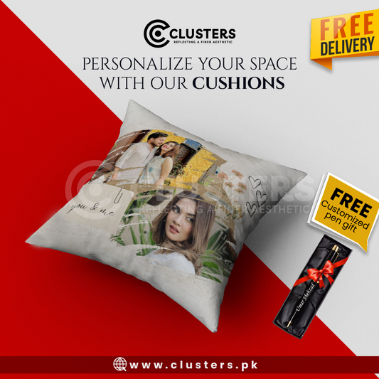 customize cushion with free pen