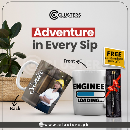 Customize Mug With Free Pen