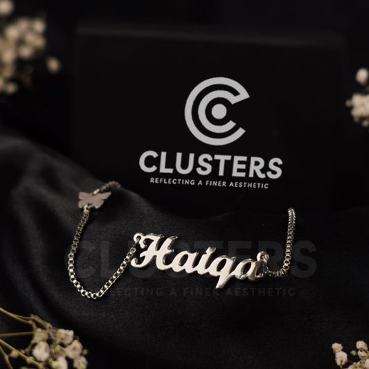 Customize Name Necklace With Free Ring