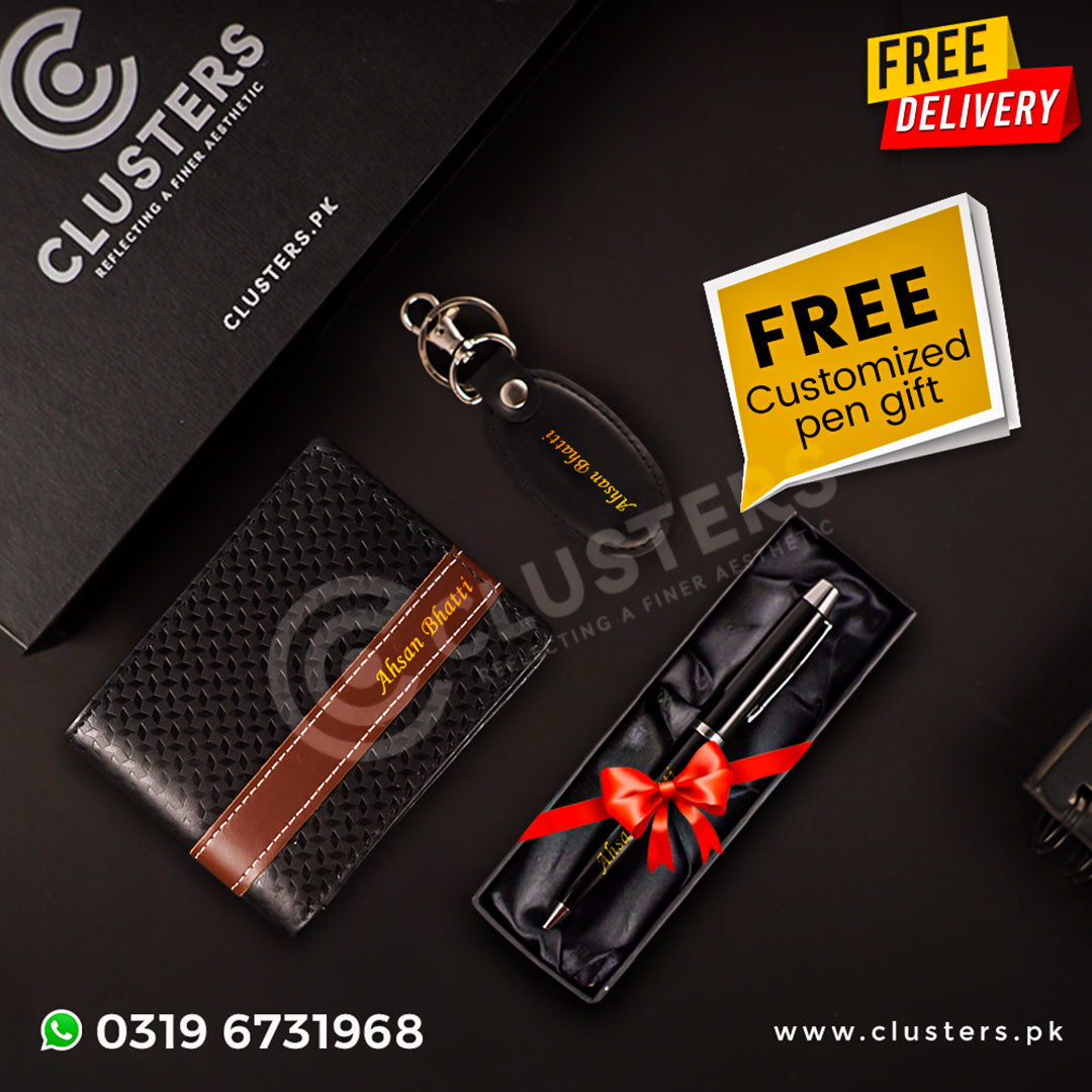 Customize Wallet & Keychain With Free Pen