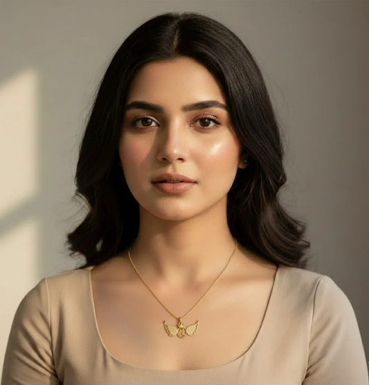 Customize Name Necklace With Free Ring