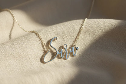 Customized Silver Name Necklace for Women