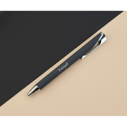Personalized Onyx Matte Black Stylus Pen – Custom Engraved 2-in-1 Executive Pen – Customized Pen