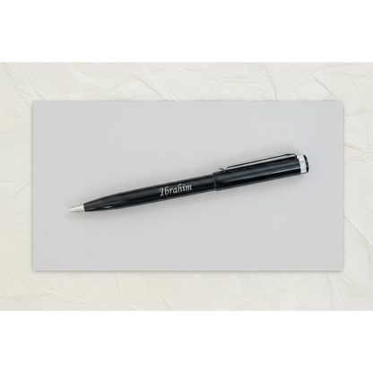 Luxury Brushed Silver & Chrome Personalized Pen – Custom Laser Engraved Professional Gift – Customized Pen