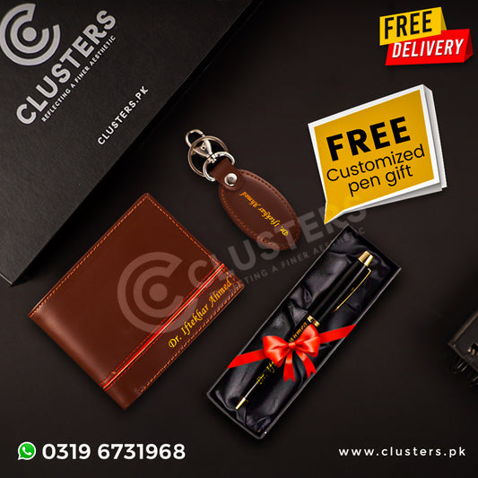 Customize Wallet & Keychain With Free Pen