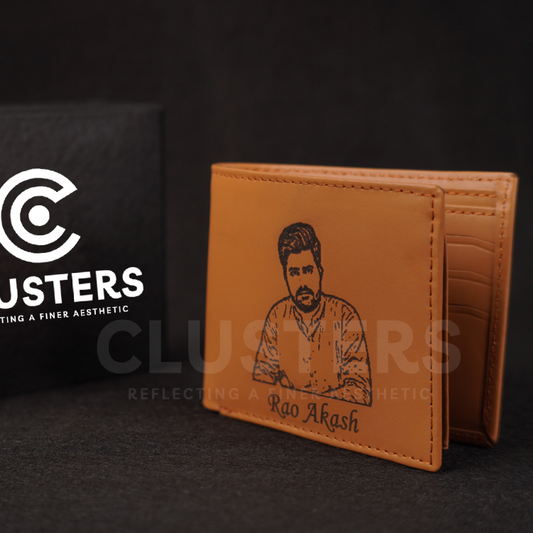 Customize Picture Engraved Wallet